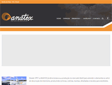 Tablet Screenshot of anatexcortinas.com.br